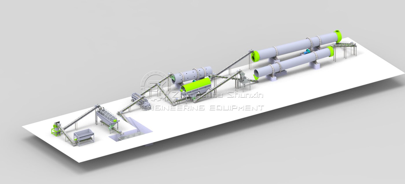 3D fertilizer plant line design