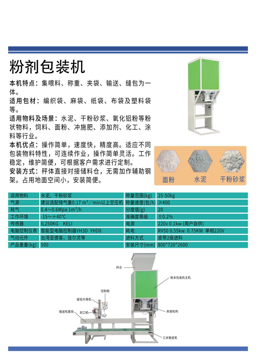 5–25 kg Automatic Open-Mouth Bagging Machine - detail 2