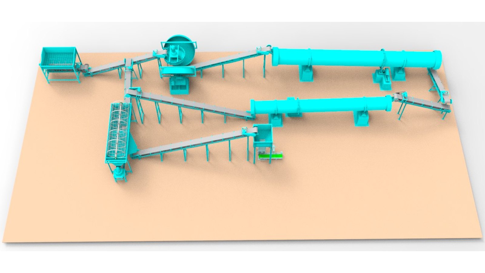 Limestone Granulation Line - detail 2