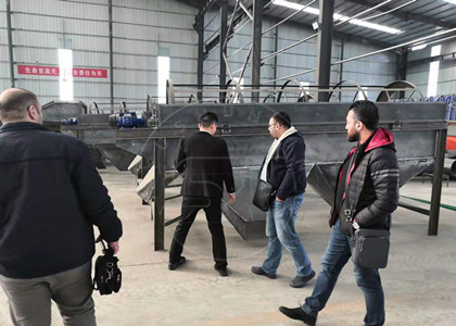 Customer Visit from FPC Crawler Type Compost Turner Production Factory Customer Visit from FPC Crawler Type Compost Turner Production Factory